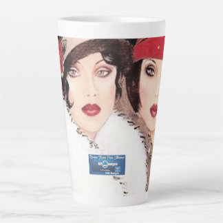 Taza De Café Latte Taza para Latte Grande (Rojo de Invierno 2) RFPMDe