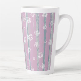 Taza De Café Latte Taza para Latte – Huerto Gingham
