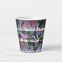 Taza De Café Latte Taza para Latte Techno Bouquet