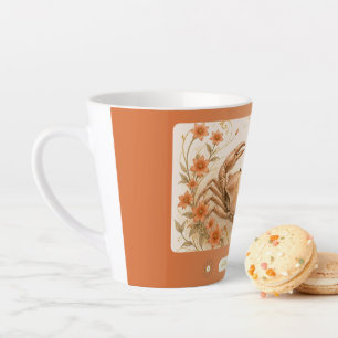 Taza De Café Latte Taza pequeña de Latte de Arte Nouveau Pimpernel Cá
