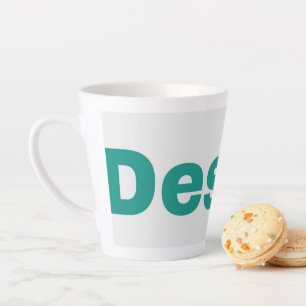 Taza De Café Latte Taza pequeña para Latte 12oz