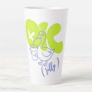 Taza De Café Latte Taza Personalizada OK Silly Goose, Café Sarcástico