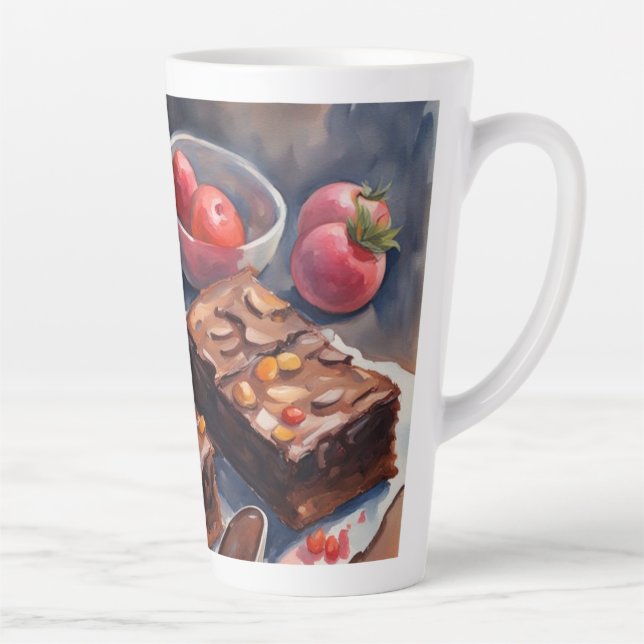 Taza De Café Latte Tazza mug per latte (Derecha)