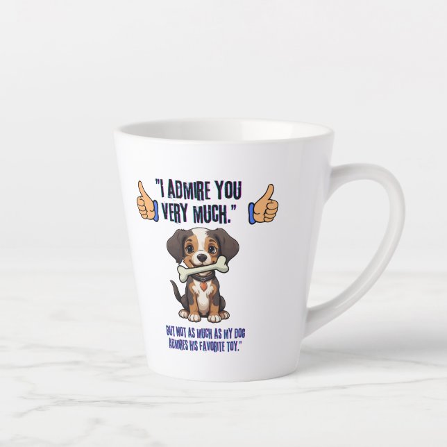 TAZA DE CAFÉ LATTE TE ADMIRO MUCHO (Derecha)