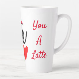 Taza De Café Latte Te Amas A Latte