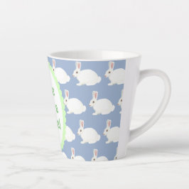 Taza De Café Latte Te Amas Un Latte White Bunny Latte Mug