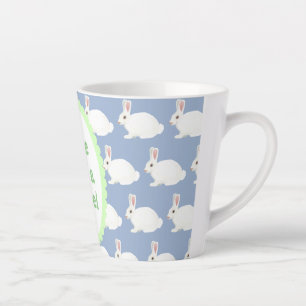 Taza De Café Latte Te Amas Un Latte White Bunny Latte Mug