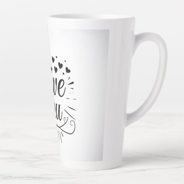 Taza De Café Latte te amo (Derecha)