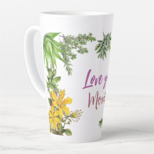 Taza De Café Latte Te amo 2 frontera herbal latte-mug personalizada