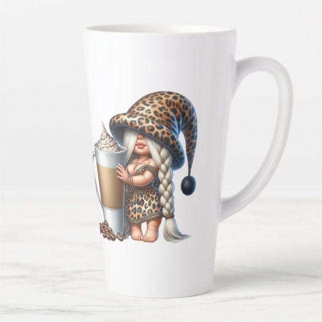 Taza De Café Latte Te amo a Latte 17 oz. Jarra (Derecha)