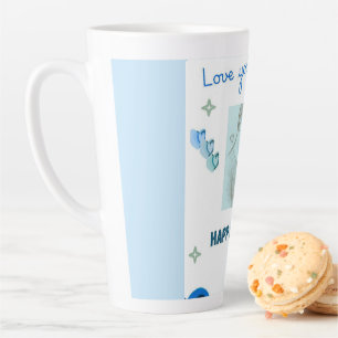 Taza De Café Latte Te Amo Papá Feliz Día del Padre
