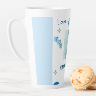 Taza De Café Latte Te Amo Papá Feliz Día del Padre