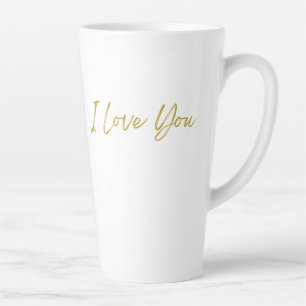 Taza De Café Latte Te Amo Tall Latte Mug