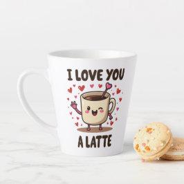 TAZA DE CAFÉ LATTE TE AMO UN LATTE
