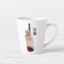 Taza De Café Latte té de burbuja de té boba