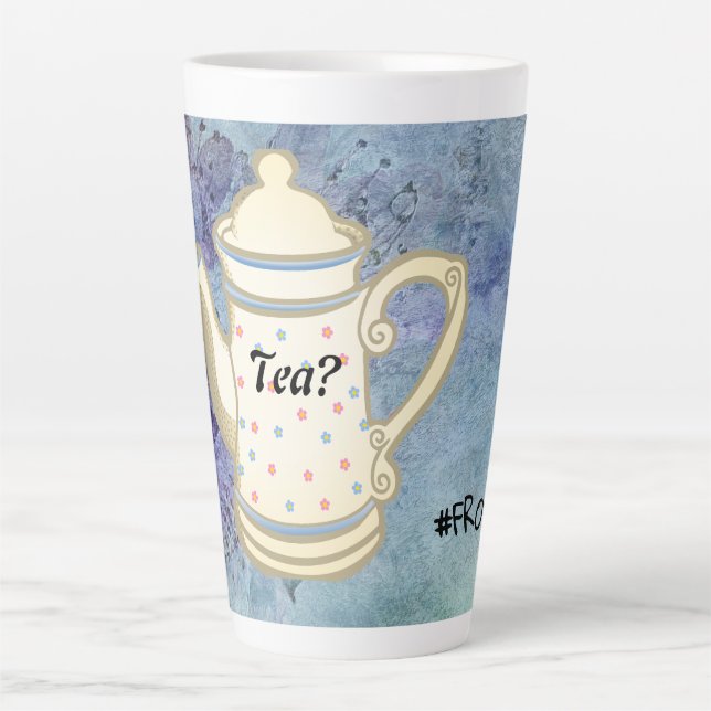 Taza De Café Latte Té? Desde Fandom Liu Diner Design 17 oz (Anverso)