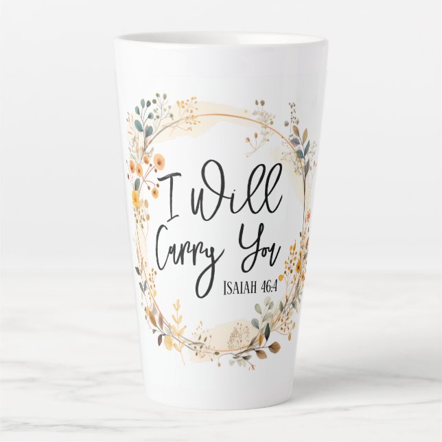 Taza De Café Latte Te Llevaré Mug (Anverso)