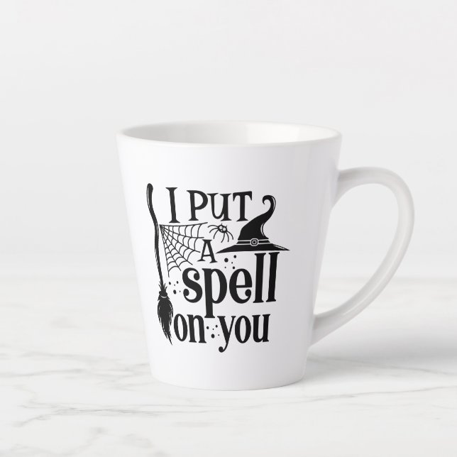 Taza De Café Latte "Te Puse Un Hechizo" (Derecha)