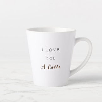 Taza De Café Latte Te quiero un latte, latte mug