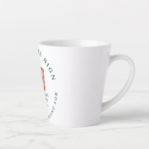 Taza De Café Latte Té y Tarot Latte Mug