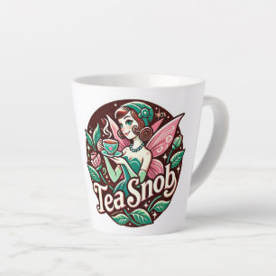 Taza De Café Latte Tea Snob Fairy