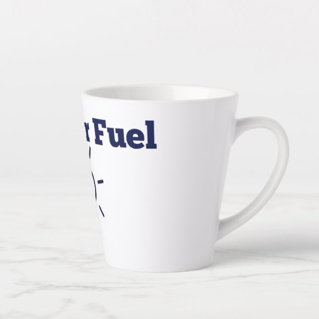 Taza De Café Latte Teacher Fuel Mug (Derecha)