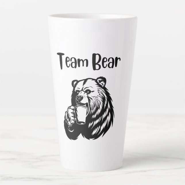 Taza De Café Latte Team Bear (Anverso)