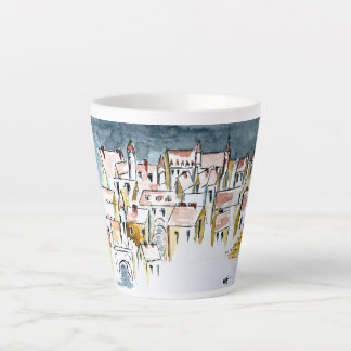 Taza De Café Latte techos de Paris Mug