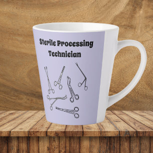 Taza De Café Latte Técnico de procesamiento estéril