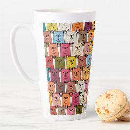 Taza De Café Latte Teddy Bear