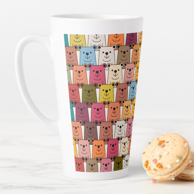 Taza De Café Latte Teddy Bear (In situ)