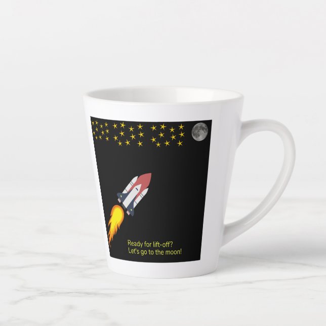 Taza De Café Latte Tee esencial de ajuste moderno (Derecha)