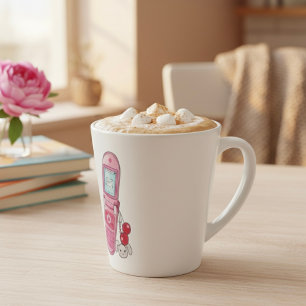 Taza De Café Latte Teléfono móvil