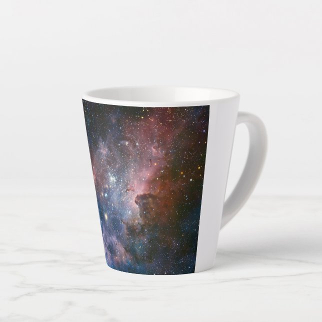 Taza De Café Latte Telescopio Hubble de la Nebulosa de la Carina Roja (Ángulo derecho)