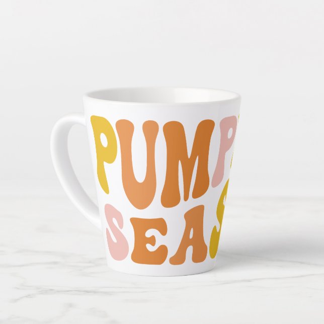 Taza De Café Latte Temporada de calabaza (Ángulo izquierdo)