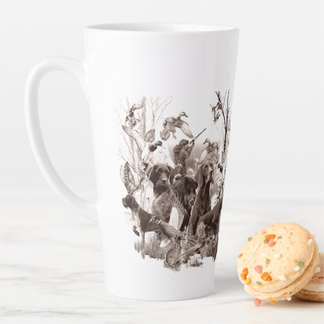 Taza De Café Latte Temporada de caza (In situ)