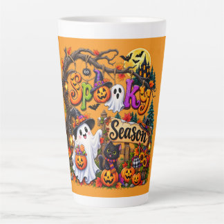 Taza De Café Latte Temporada de Halloween