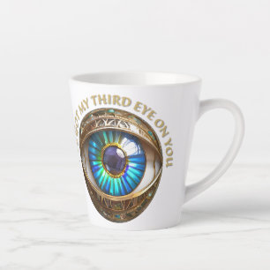Taza De Café Latte Tengo el tercer ojo en ti