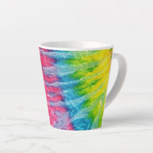 Taza De Café Latte Teñido anudado