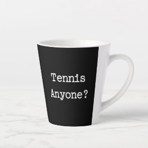 Taza De Café Latte Tenis