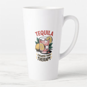 Taza De Café Latte Tequila: más barato que la terapia