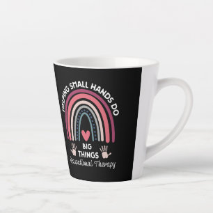Taza De Café Latte Terapeuta Ocupacional