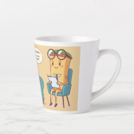Taza De Café Latte Terapia Taco Martes - Comida divertida Personaliza
