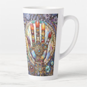 Taza De Café Latte Tercer Ojo Místico Palma