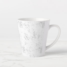 Taza De Café Latte Textura Académica Minimalista Deteriorada