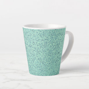 Taza De Café Latte Textura de hormigón verde de primavera pastel