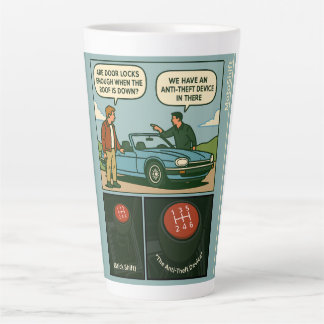 Taza De Café Latte The Anti-Theft Device (Stick Shift)
