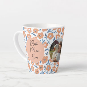 Taza De Café Latte The best photo for Mom
