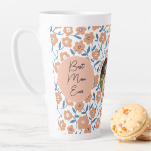 Taza De Café Latte The best photo for Mom