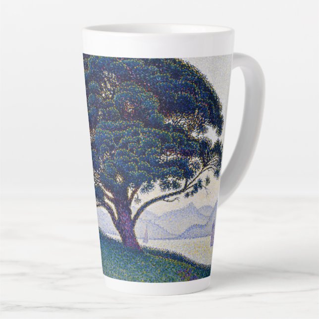 Taza De Café Latte The Bonaventure Pine, Oil Painting, Paul Signac (Ángulo derecho)